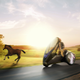 Illustration for article titled You Drive This Crazy Toyota Concept Vehicle With Your Whole Body